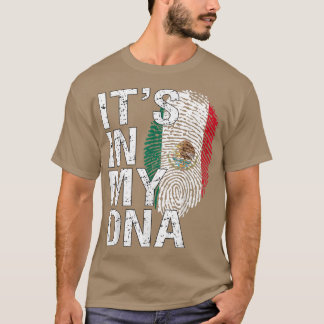 Det är i min DNA Meican Patriot Proud Hispanic Mei T Shirt