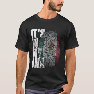 Det är i min Dna Mexican Proud Hispanic Mexico Fla T Shirt