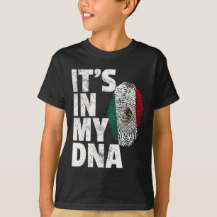 Det är i min Dna Mexikanska Flagga Cinco De Mayo G T Shirt