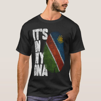 Det är i min DNA Namibian-Flagga T Shirt