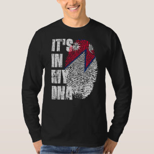 Det är i min DNA Nepal-Flagga Nepalese Nepali T Shirt