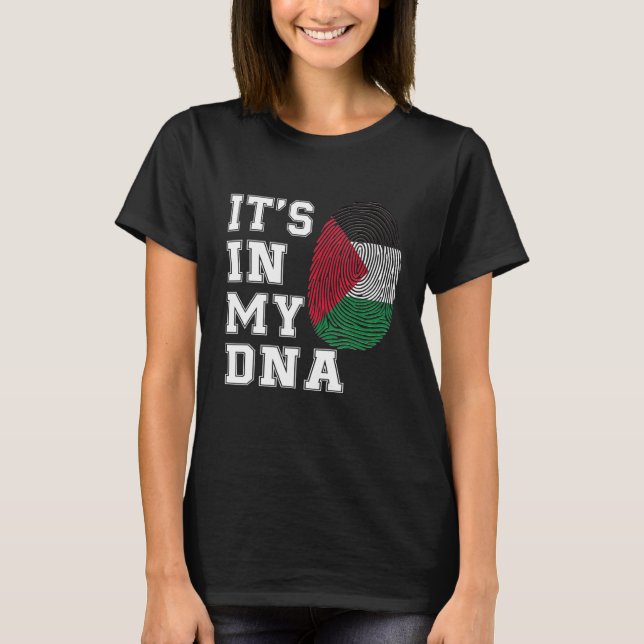 Det är i min DNA Palestina Proud Gift Palestine Fl T Shirt (Framsida)