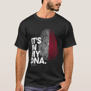 Det är i min Dna Poland Flagga Shirt polska rötter T Shirt