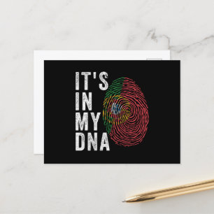 Det är i min DNA - Portugal-Flagga Vykort