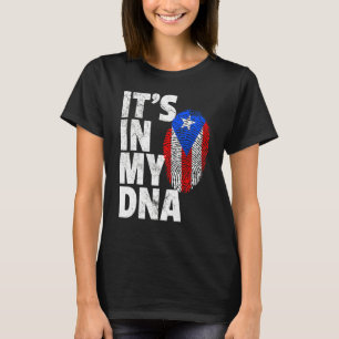 Det är i min Dna Puerto Rico Rican Flagga Women T Shirt