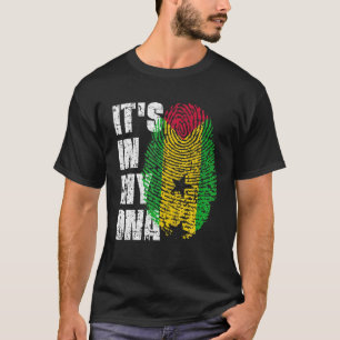 DET ÄR I MIN DNA São Tome och Principe Flagga São T Shirt