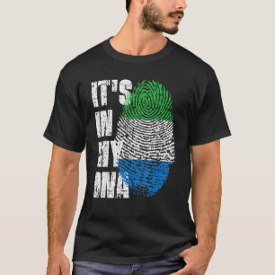 Det är i min DNA-Sierra Leone Flagga Sierra Leonea T Shirt