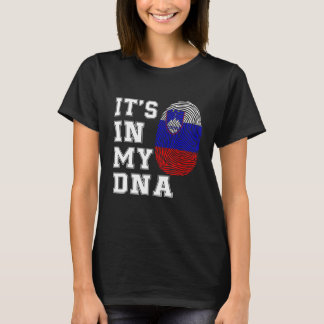 Det är i min DNA-slovenska Proud Slovenska Flagga T Shirt