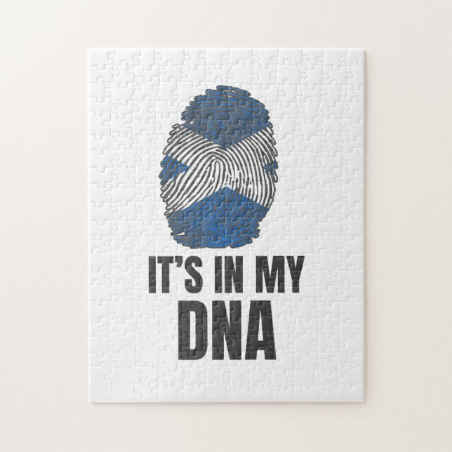 Det är i min DNA-stolthet att vara från Skottlands Pussel (Vertikal)