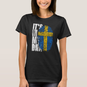 Det är i min DNA-Sverige Grafik För manar Women Sw T Shirt