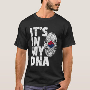 Det är i min Dna Sydkorea koreanska Flagga T Shirt