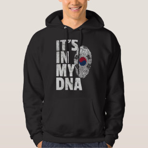 Det är i min Dna Sydkorea Koreas Flagga Souvenir Hoodie