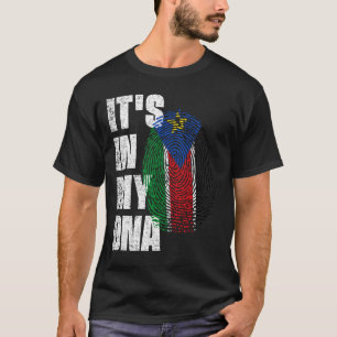 DET ÄR I MIN DNA Sydsudan Flagga T Shirt