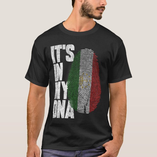 Det är i min DNA-tadzjikistani-Flagga T Shirt (Framsida)