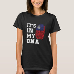 Det är i min DNA Taiwanesiska proud Taiwan-Flagga T Shirt