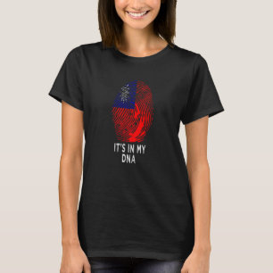 Det är i min DNA Taiwanesiska proud Taiwan-Flagga T Shirt