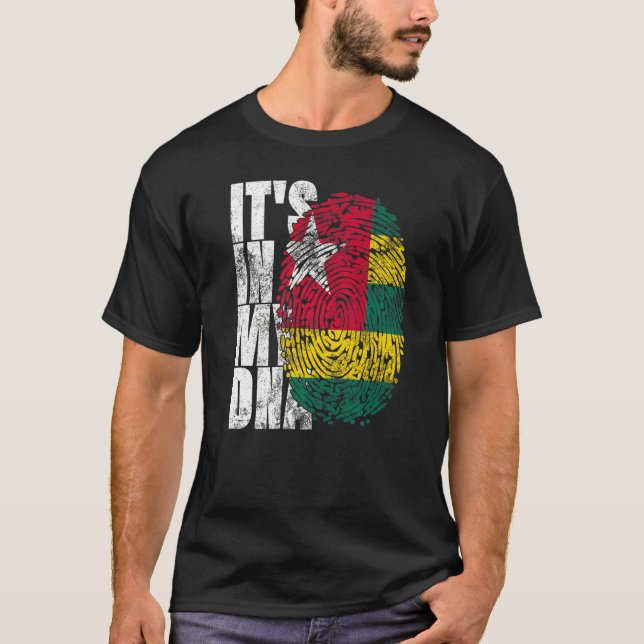 Det är i min Dna Togo Graphic För manar Women Togo T Shirt (Framsida)