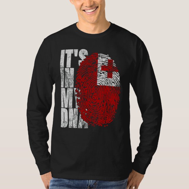 Det är i min DNA Tonga Graphic för manar Women Ton T Shirt (Framsida)