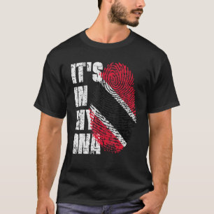 Det är i min DNA Trinidad och Tobago Flagga Trinid T Shirt