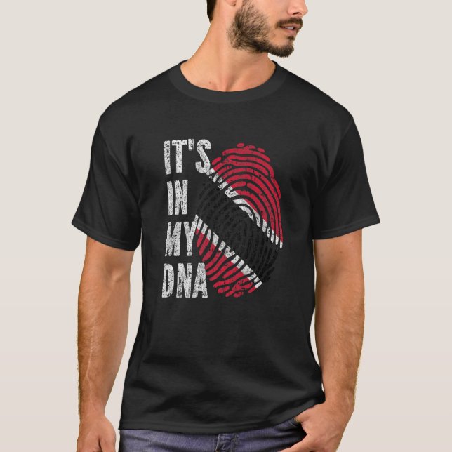 DET ÄR I MIN DNA Trinidad och Tobago Flagga Women  T Shirt (Framsida)