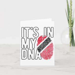 Det är i min Dna Trinidad och Togo Flagga Trinid Kort