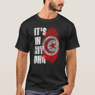 Det är i min Dna Tunisisk Flagga T Shirt