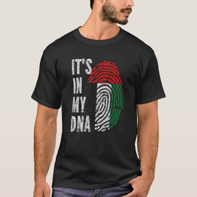 Det är i min Dna United Arab Emirates Flagga Uae E T Shirt (Framsida)