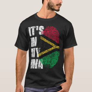DET ÄR I MIN DNA Vanuatu Flagga Boy Girl Gift T Shirt
