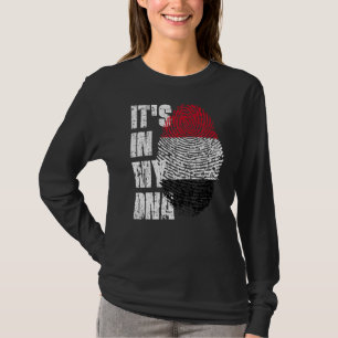Det är i min Dna Yemen Flagga Yemeni T Shirt