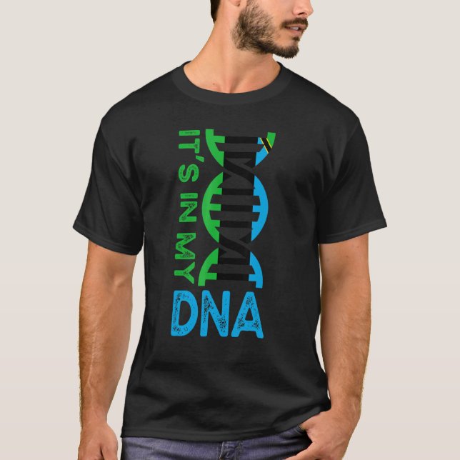 Det är i min Dna Zanzibar T Shirt (Framsida)