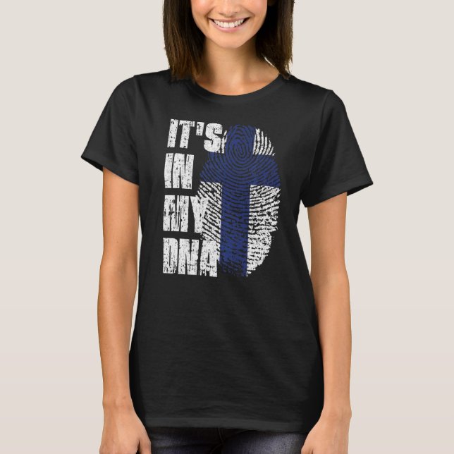 Det är i min finska Flagga T Shirt (Framsida)