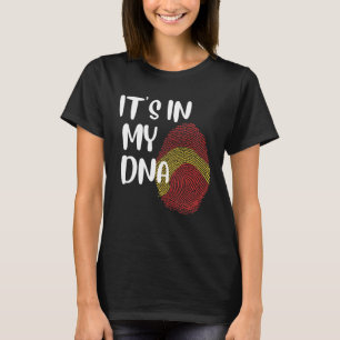 Det är i min spanska DNA-Flagga T Shirt
