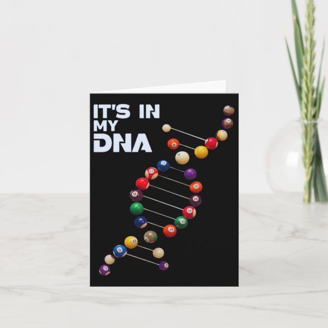 Det är i mina Dna Bassäng-spelare på miljardplan 8 Kort (Framsida)