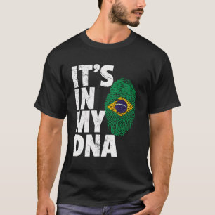 Det är i mina Dna Brasilianska Priden i Brasilien T Shirt