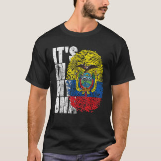 Det är i mina DNA-ecuadorianska gåvor latinamerika T Shirt