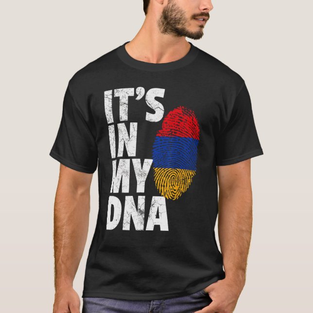 Det är i mitt dinarmeniska armeniska Flagga Manar  T Shirt (Framsida)