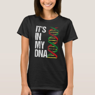 Det är i mitt DNA. Afrikanskt arv. Svart Pride, Pr T Shirt