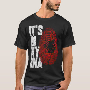 Det är i mitt DNA-albanska skirt Proud Hispanic Gi T Shirt