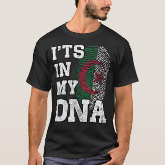 Det är i mitt DNA-algeriska fingeravtrycksläde Alg T Shirt