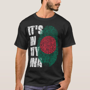 DET ÄR I MITT DNA Bangladesh Flagga Boy Girl Gift T Shirt