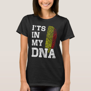 Det är i mitt DNA-belgiska fingeravtrycksproud Bel T Shirt