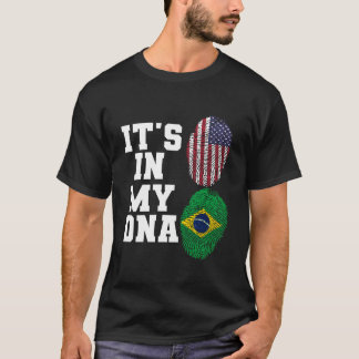 Det är i mitt DNA-brasilianska flagga-brasilianska T Shirt