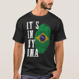 Det är i mitt DNA-brasilianska Flagga Manar T Shirt