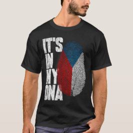 Det är i mitt DNA Czechia Shirt Proud Hispanic Gif T