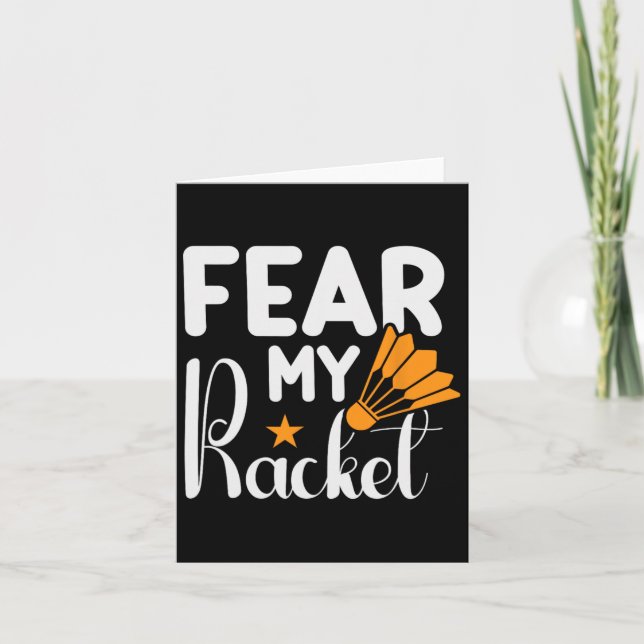 Det är i mitt Dna-DMinton Shuttle Racket Dminton P Kort (Framsida)