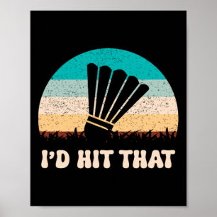 Det är i mitt Dna-DMinton Shuttle Racket Dminton P Poster