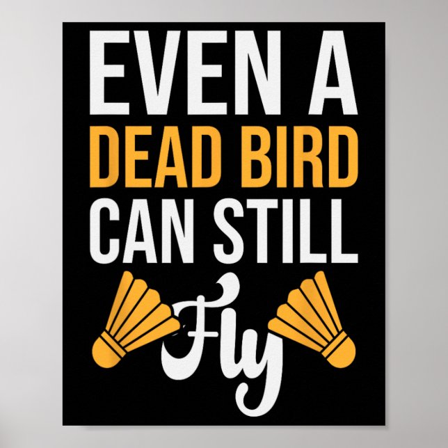 Det är i mitt Dna-DMinton Shuttle Racket Dminton P Poster (Framsidan)