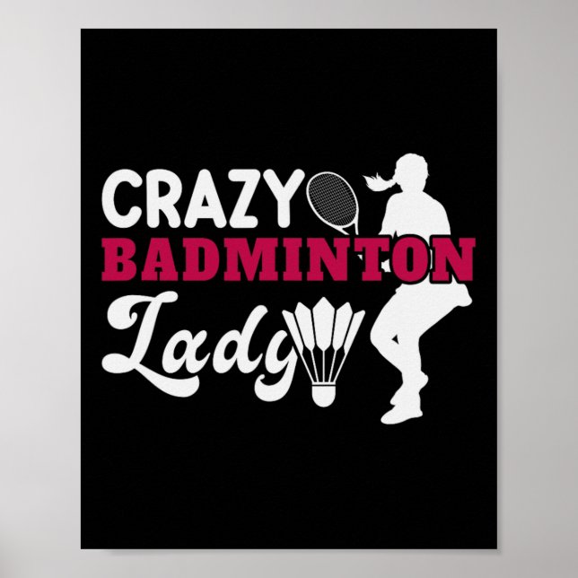Det är i mitt Dna-DMinton Shuttle Racket Dminton P Poster (Framsidan)