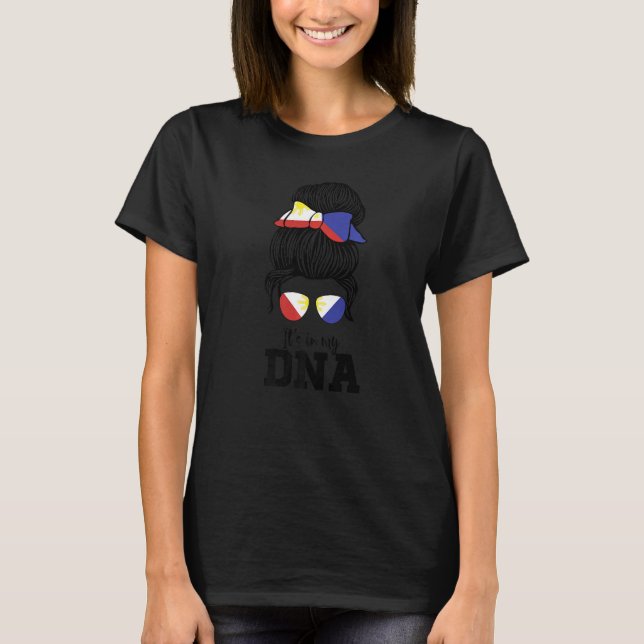 Det är i mitt DNA Filippinerna T Shirt (Framsida)