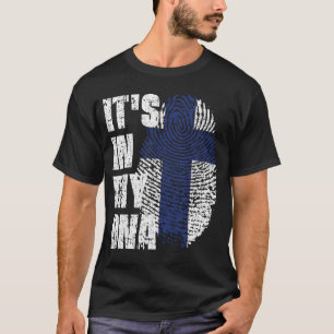 DET ÄR I MITT DNA Finland Flagga Boy Girl Gift T Shirt